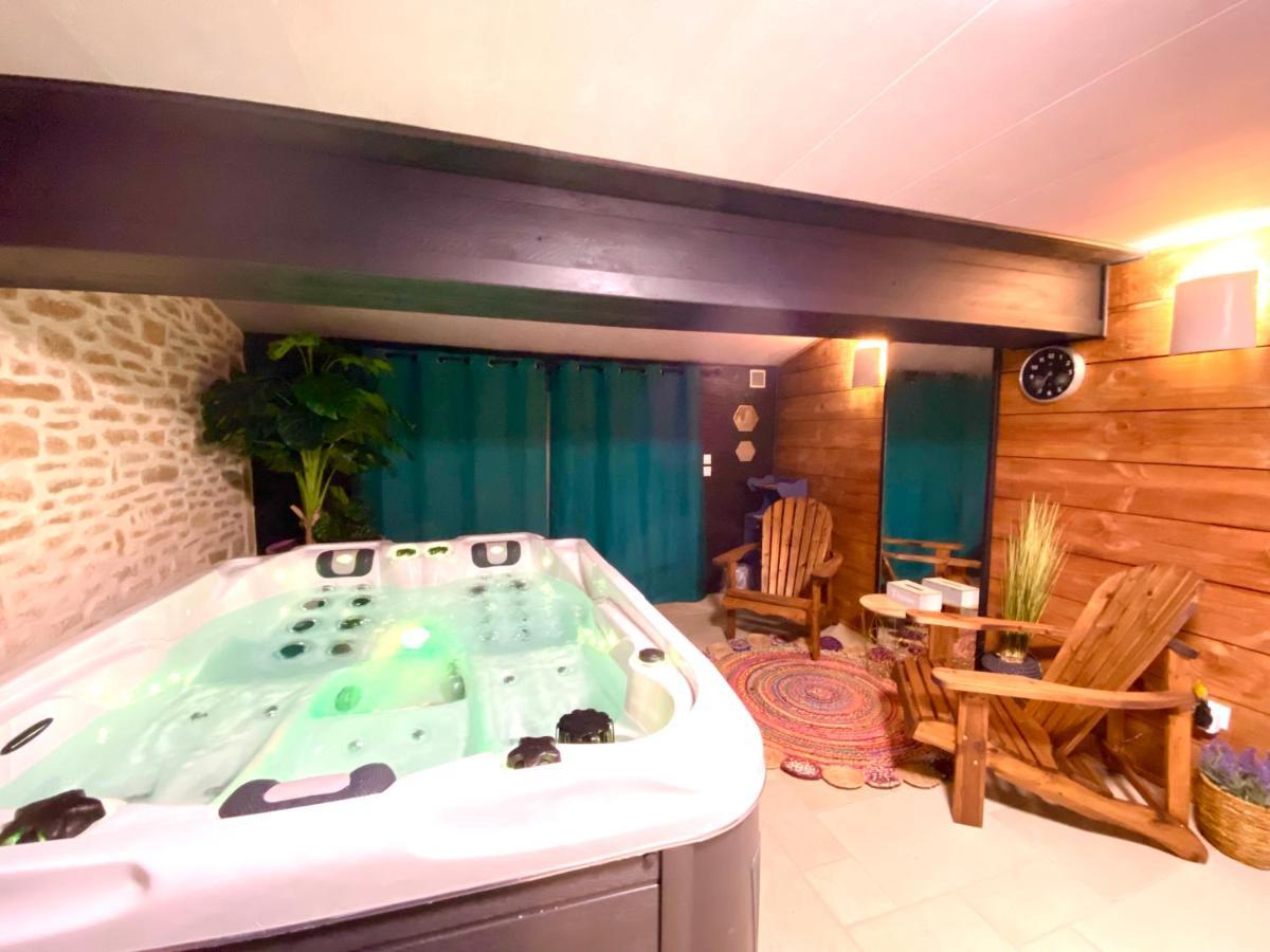 Le Cocon Boheme - Maison Climatisee Au Coeur De Sarlat - Parking - Piscine Chauffee - Spa Et Massages エクステリア 写真